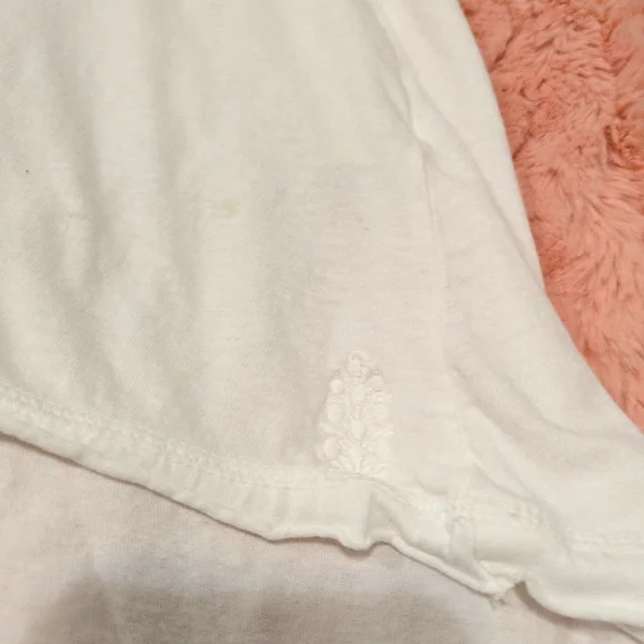 Free People FP Movement Leg Day Tee In White, Oversized XS - Picture 11 of 12